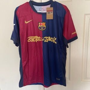 Nike FC Barcelona Red and Blue Jersey